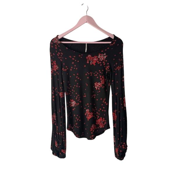 Free People Floral Top - Picture 1 of 7